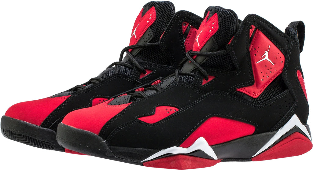 Men True Flight Black Chrome-University Red Size 8.5 US J3450