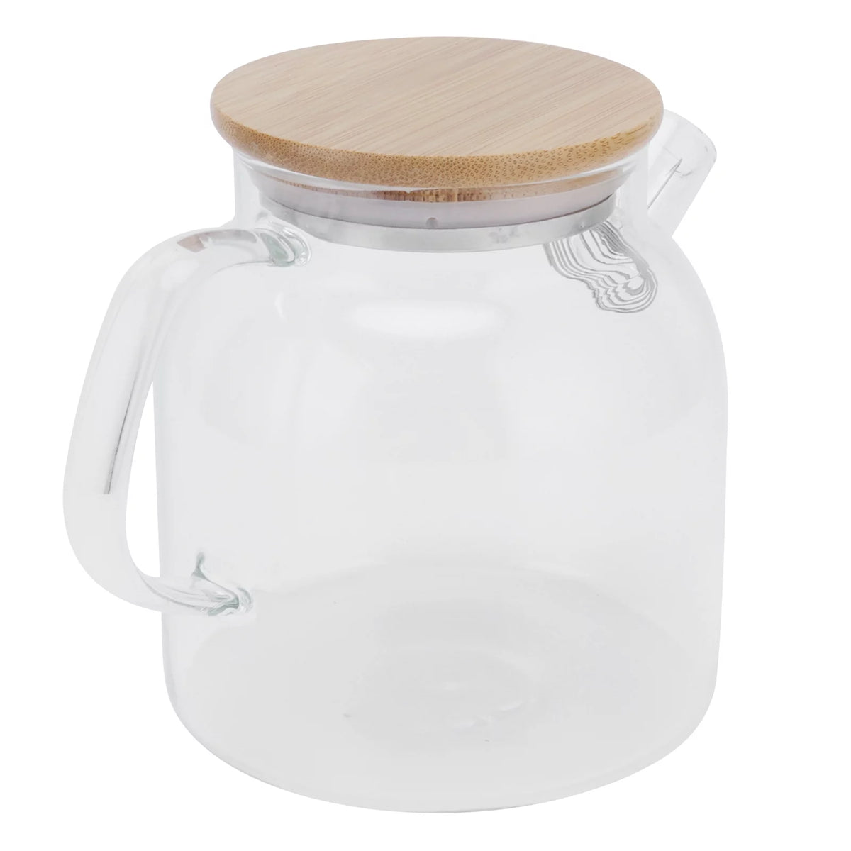 Transparent Glass Tea Pot 600ml Heat Resistant U587002
