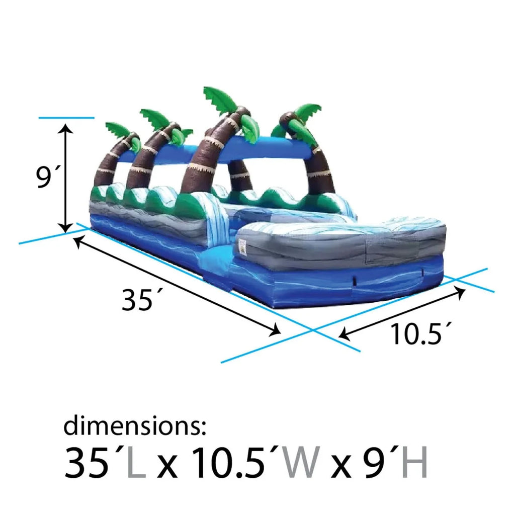Commercial Inflatable Slip n Slide with Blower, 35' X782312