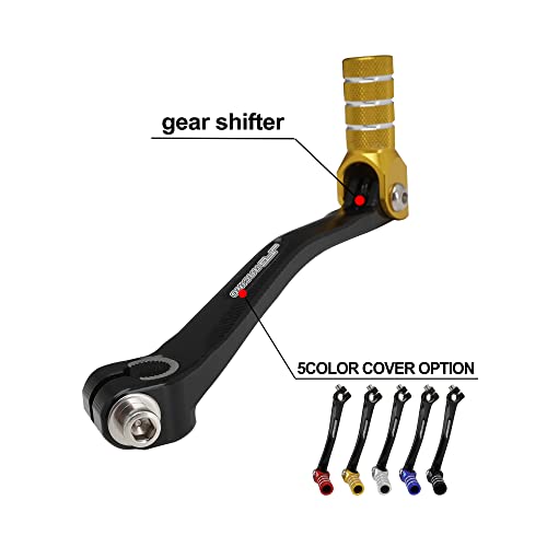 Folding Gear Shifter Shift Lever Pedal CNC Universal Red K80437