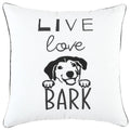 Black and White Modern Throw Pillow V851