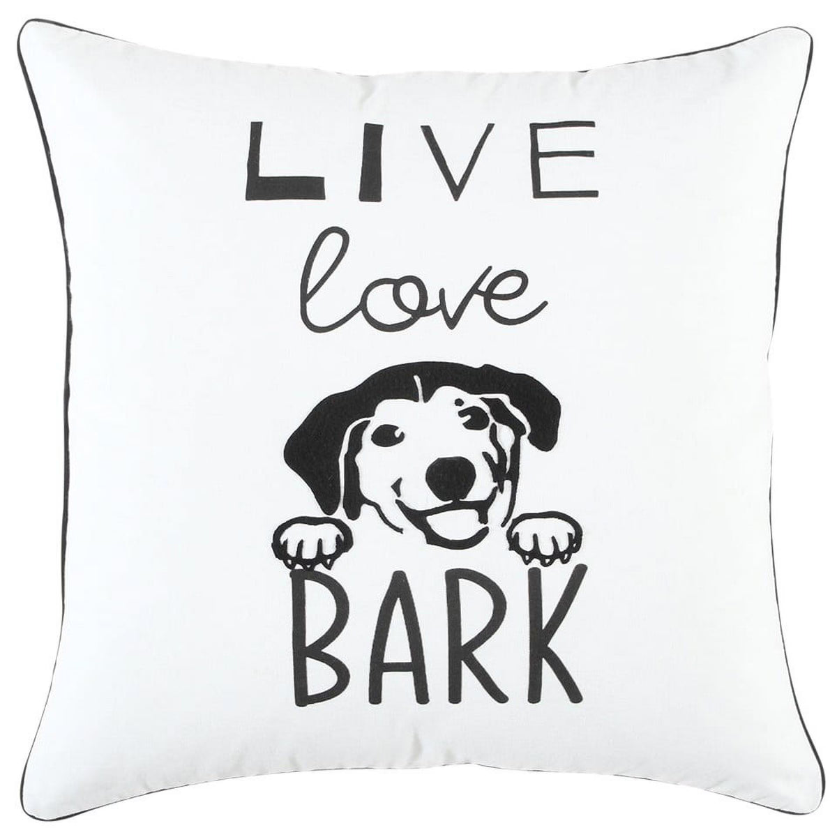 Black and White Modern Throw Pillow V851