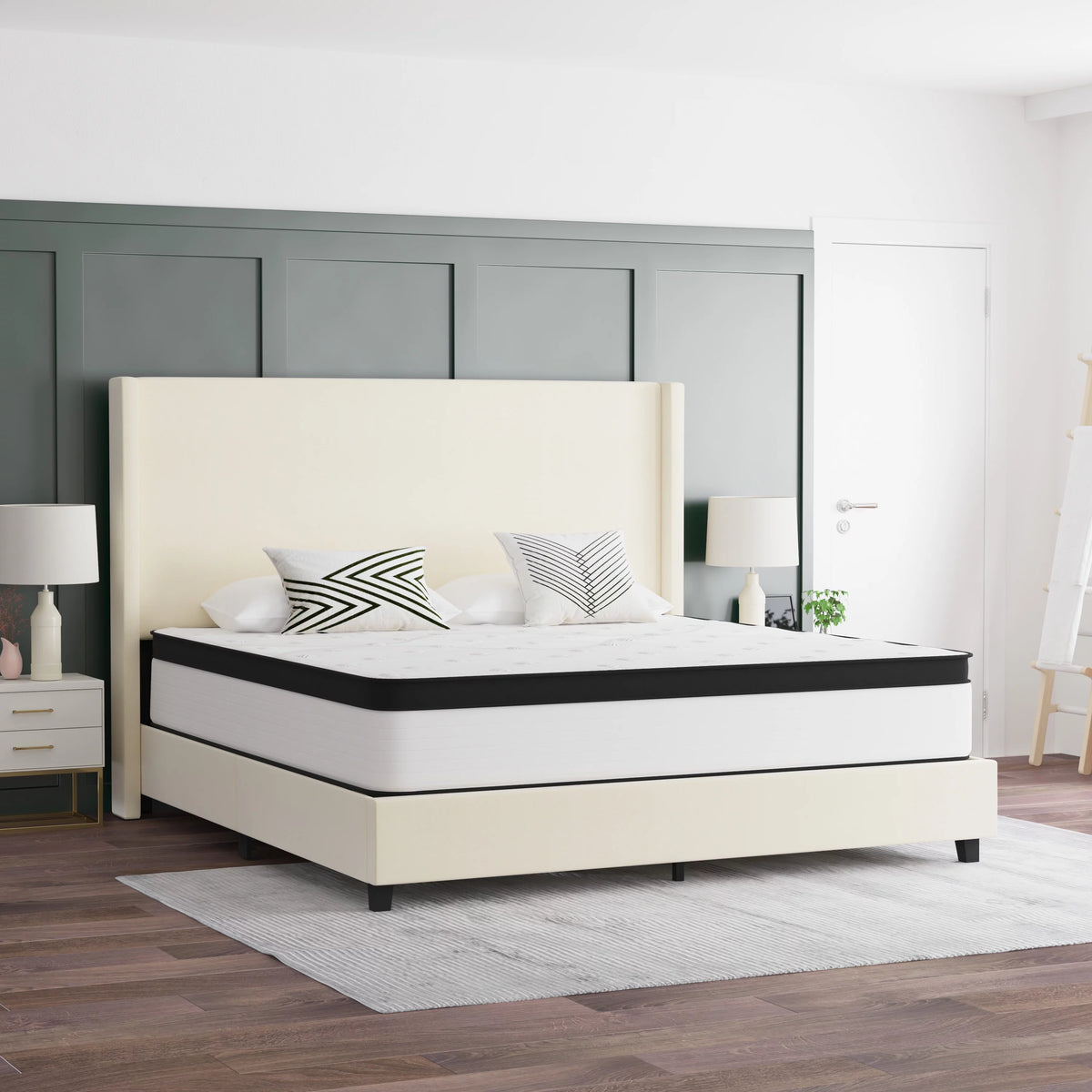 Twin Hybrid Mattress with Pocket Spring Core B2411
