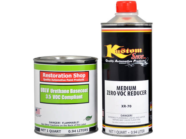 Slate Green Metallic Low VOC Urethane Basecoat Car Auto Paint Kit A332