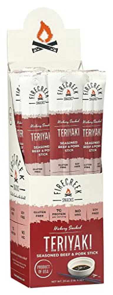 Teriyaki Hickory Smoked Beef Jerky Meat Stick, 20 I29112