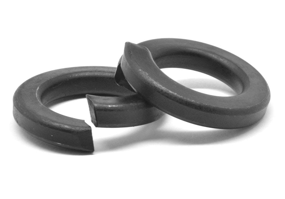Black Zinc Plated Regular Split Lockwasher M873