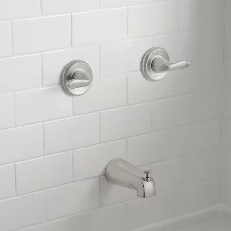 2-Handle 1-Spray Tub and Shower Faucet 1.8 GPM Brushed Nickel F706