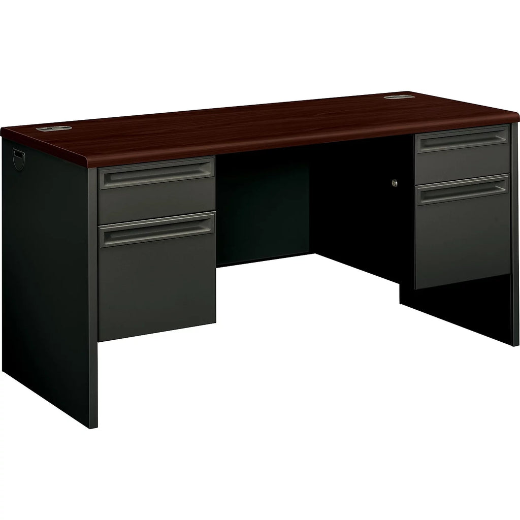 Mahogany Charcoal Kneespace Credenza L162720
