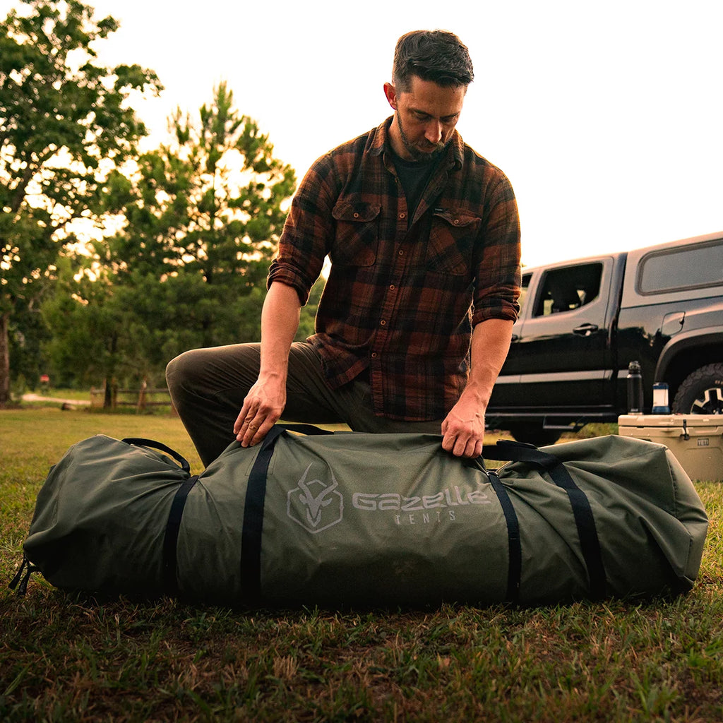 Portable Hub Tent, 3-6 Person, Alpine Green I74877