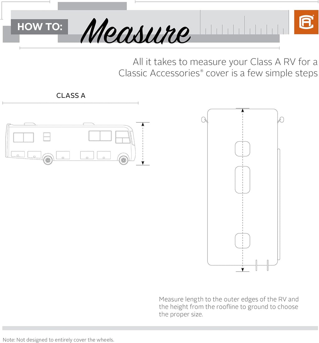 Class A RV Cover, Fits 33' - 37' RVs P497279