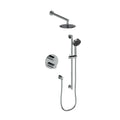 Chrome Thermostatic Shower System D54664