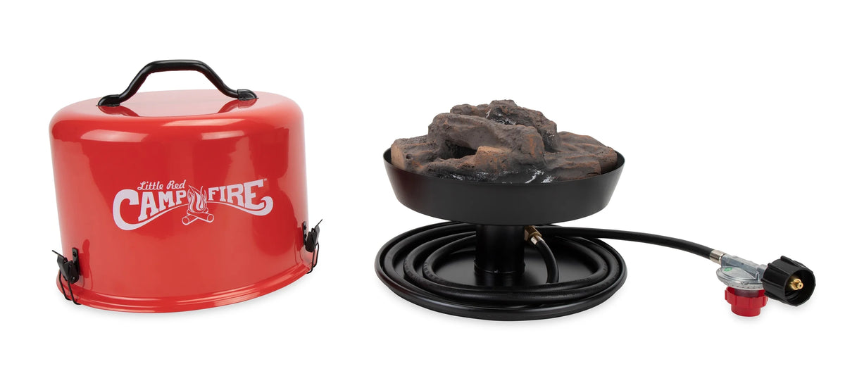 Big Red Campfire with 10-Foot Propane Hose X342