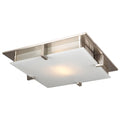 Satin Nickel 2 Light Flush Mount R352728