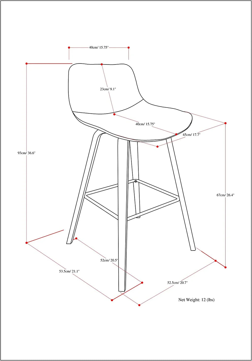 Bentwood Counter Height Stool Set Of 2 Light Wood H286