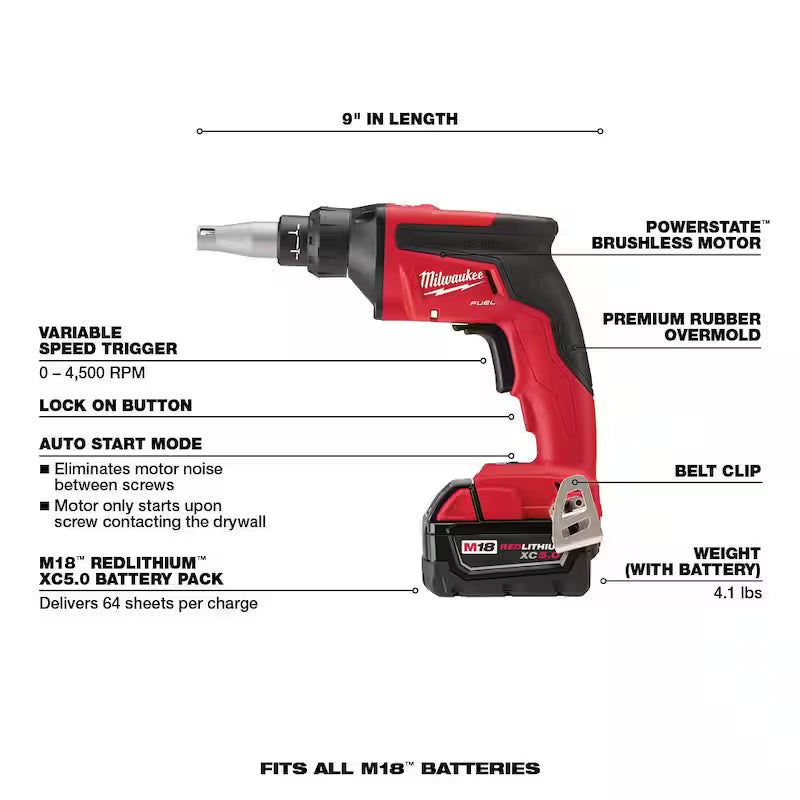 18V Lithium-Ion Brushless Cordless 1/4 in. Hex Impact Driver Kit Y8566