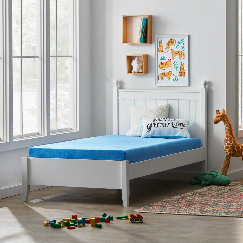 Blue Twin Gel Memory Foam Kids Mattress E764690