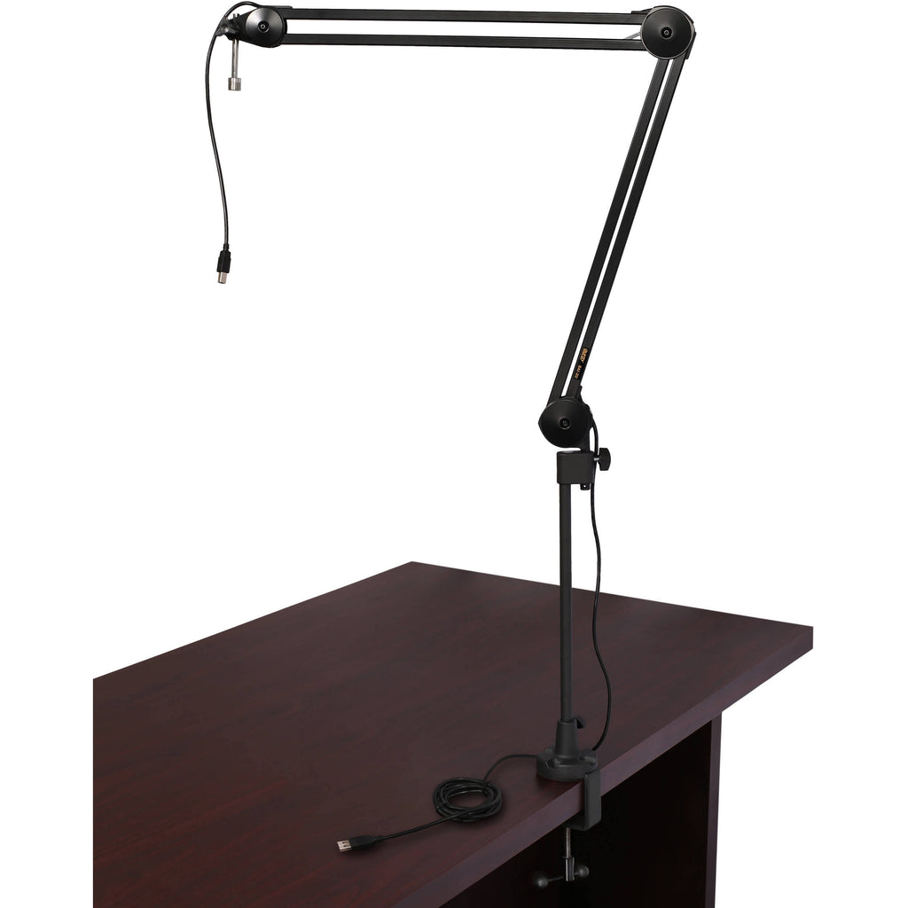 Two-Section Broadcast Arm with Internal Springs and Integrated USB Cable S85223
