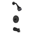 Single-Handle Tub and Shower Faucet in Matte Black P836