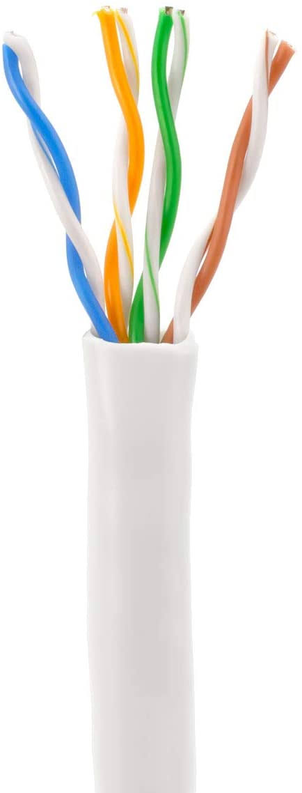 SolidRun by Cat5e Bulk Cable 250-Feet White A429