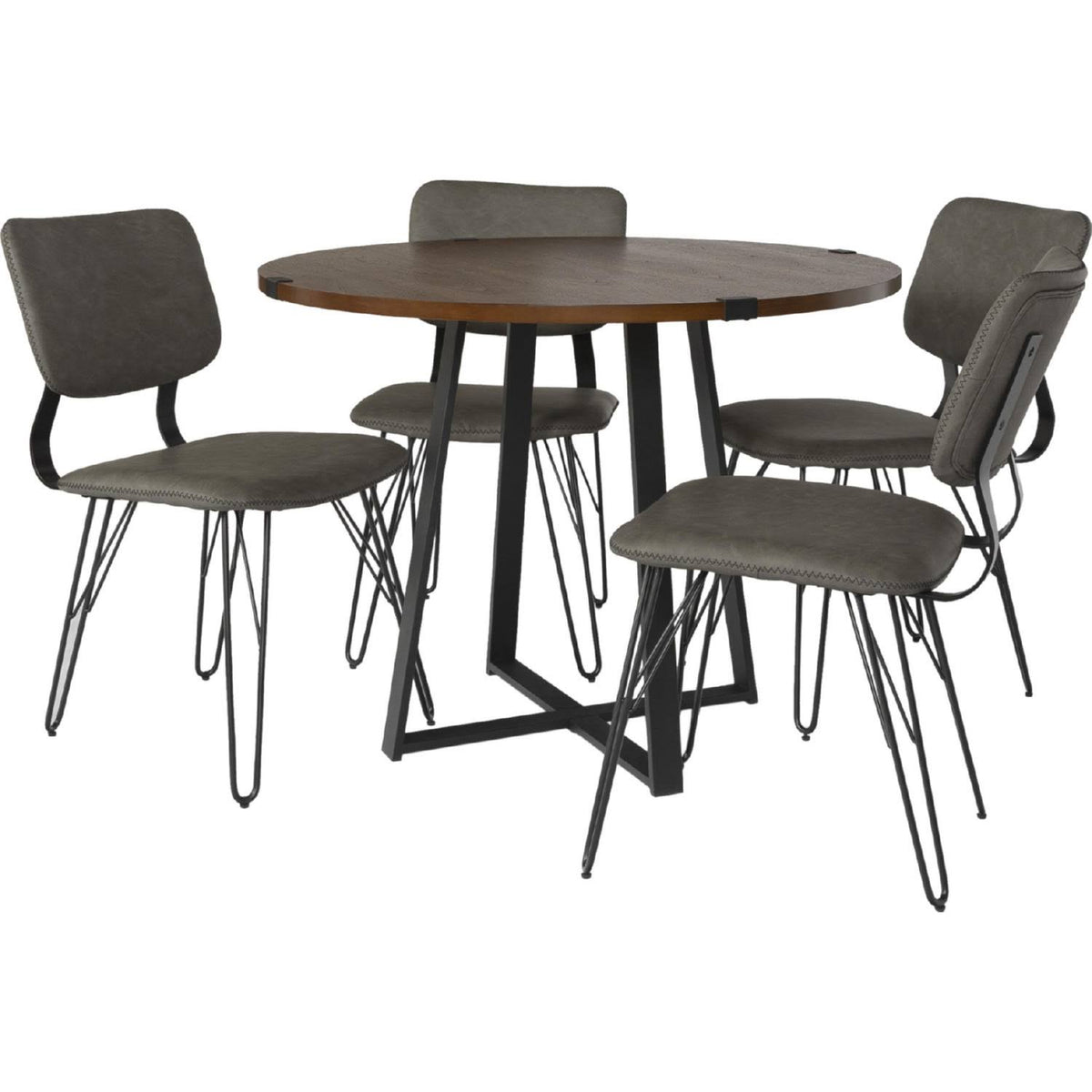 5-Piece Metal Wrap Dining Set D3633