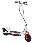 White Electric Scooter with 8" Pneumatic Front Tire D676624
