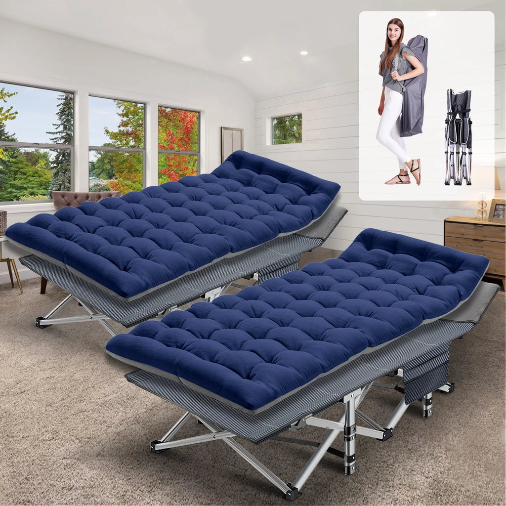 Folding Cot with 3.3 Inch Mattress and Carry Bag E156811