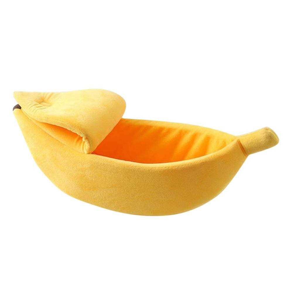 Banana Shape Cat Bed Y880