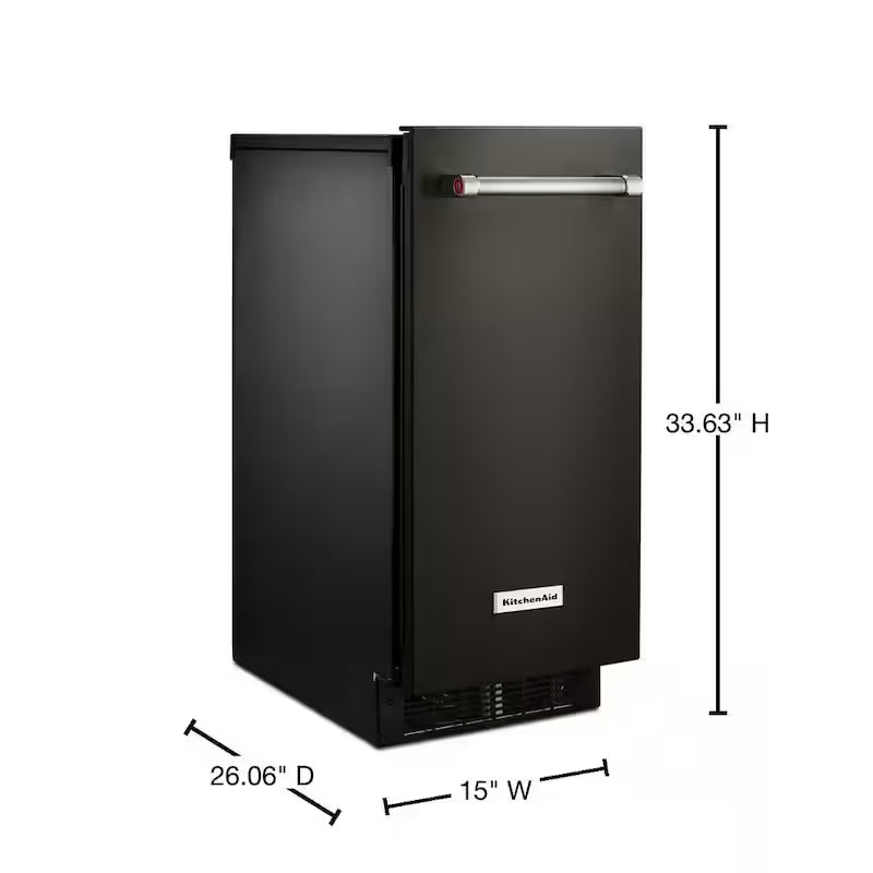 Built-In Ice Maker in PrintShield Black Stainless E3130