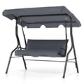 3 Person Porch Swing with Removable Cushion and Canopy X3968