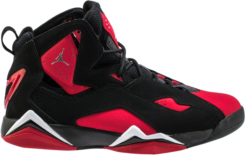 Men True Flight Black Chrome-University Red Size 8.5 US J3450