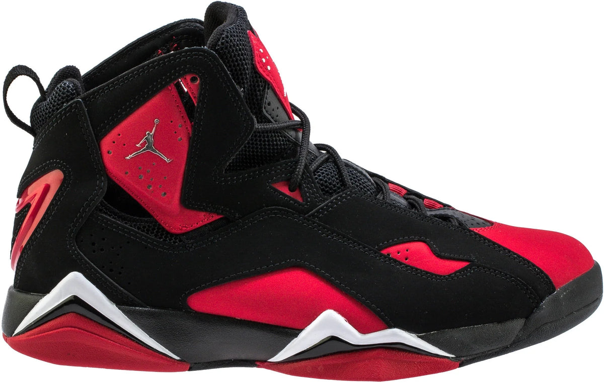 Men True Flight Black Chrome-University Red Size 8.5 US J3450