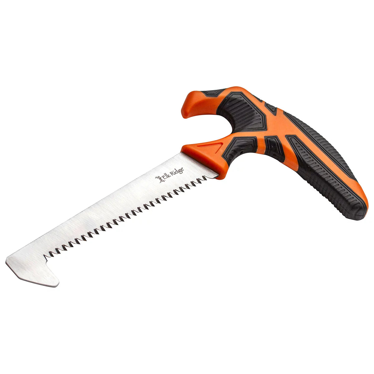 5" Carbon Steel Blade Orange/Black Handle Game Clean Saw I693565