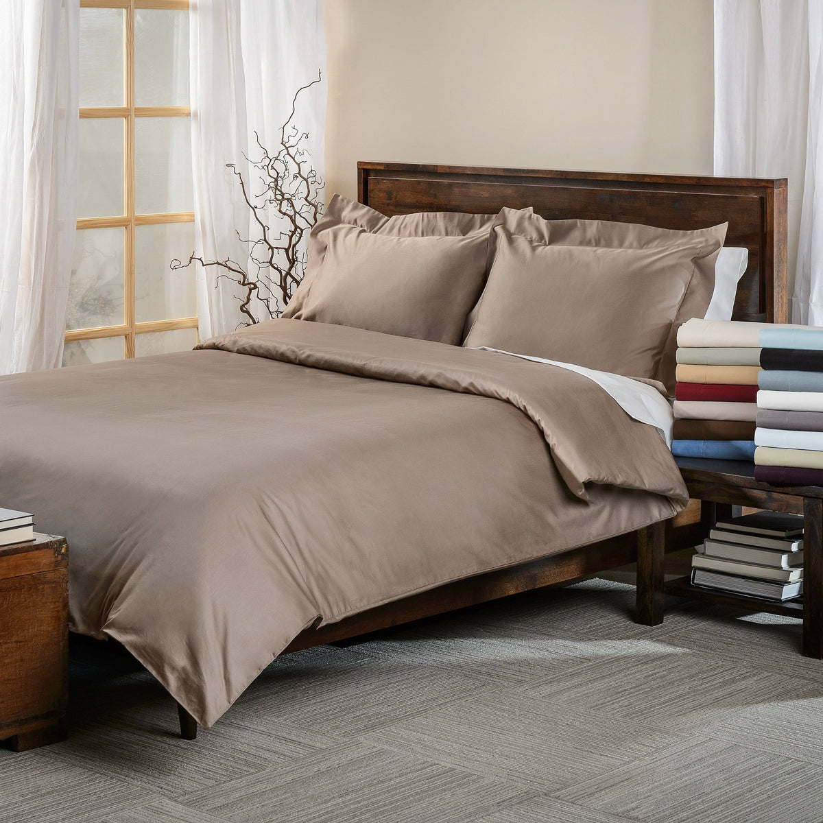 Blue King 3 Piece Cotton Duvet Cover Set C131470