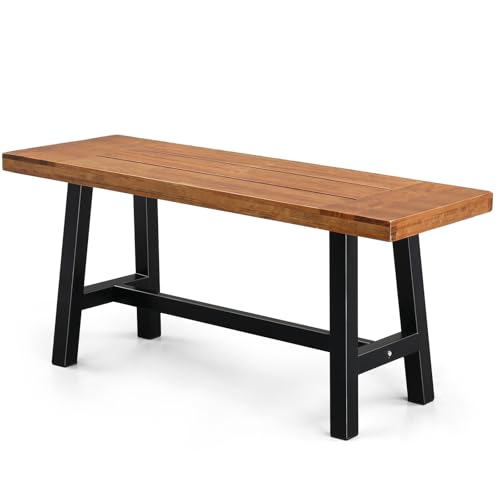 Outdoor Bench with Metal Legs Z6908