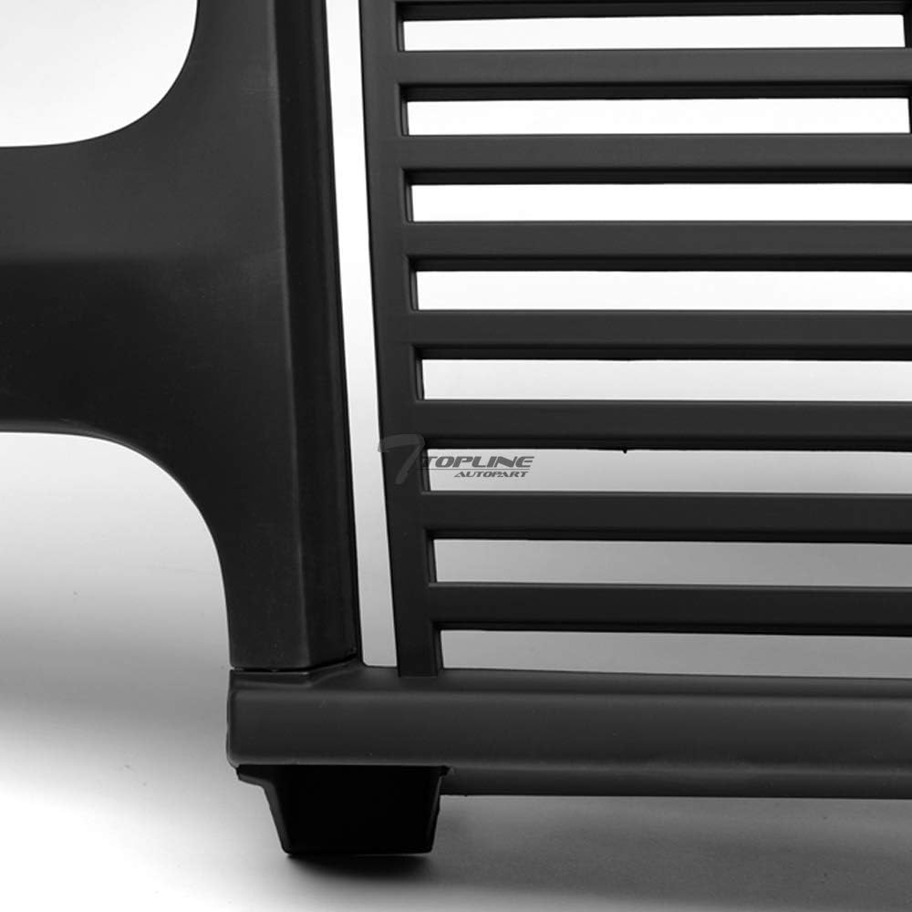 Matte Black Front Hood Bumper Grill Grille ABS P606737