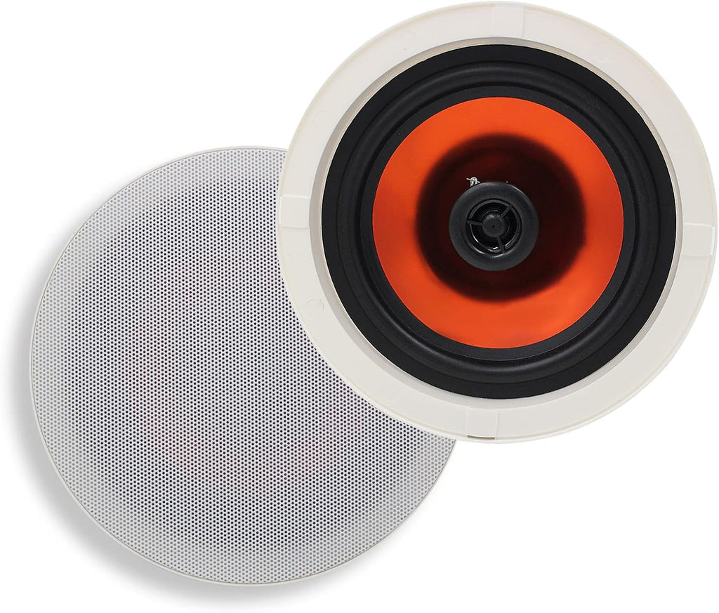 6.5” Flush Mount 2-Way Bluetooth Speakers, 300 Watts Max Power, Pack of 2 T917
