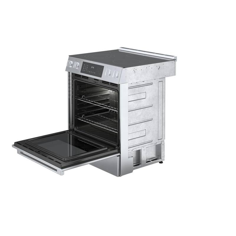 30 in. 4.6 cu. ft. Slide-In Electric Range with Self Cleaning Convection Oven in Stainless Steel W560923
