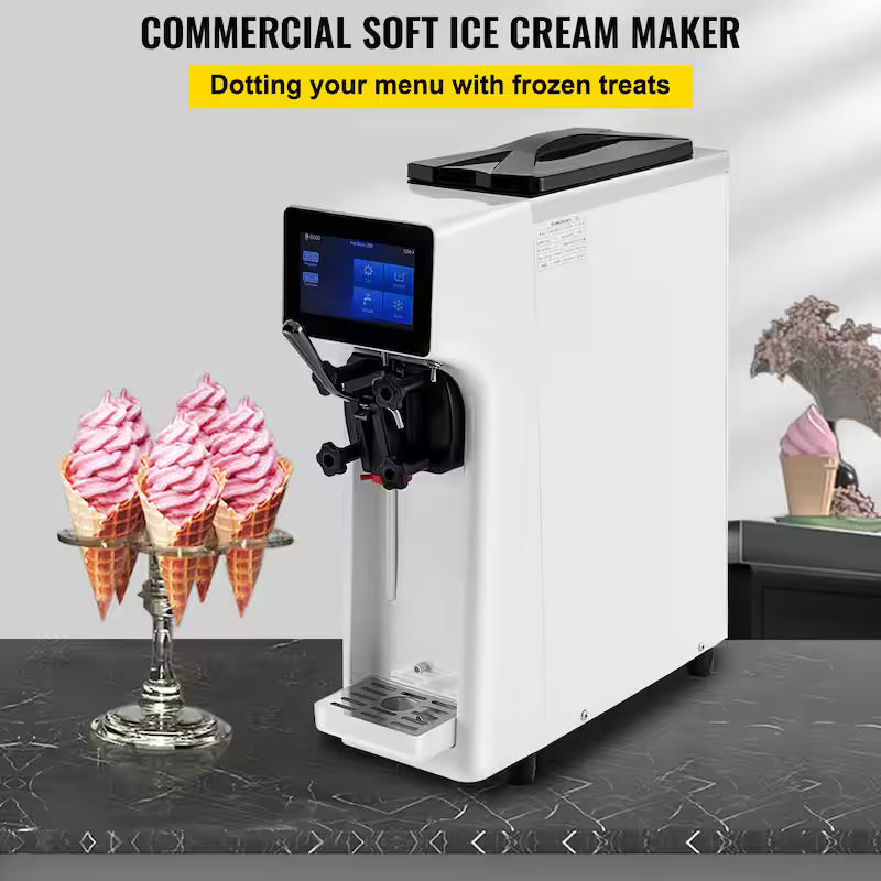 Commercial Soft Serve Ice Cream Maker 1000 Watt Countertop B723170