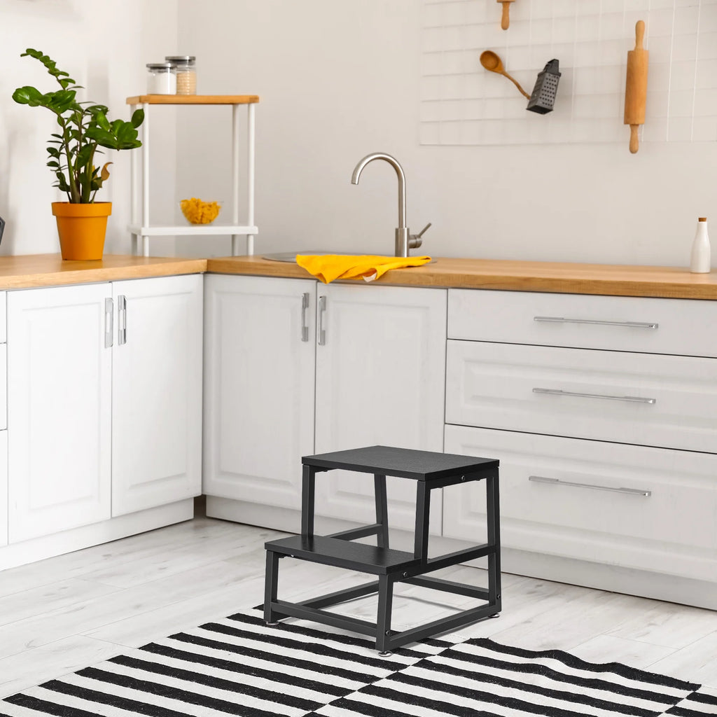 Wooden 2 Step Stool D326699