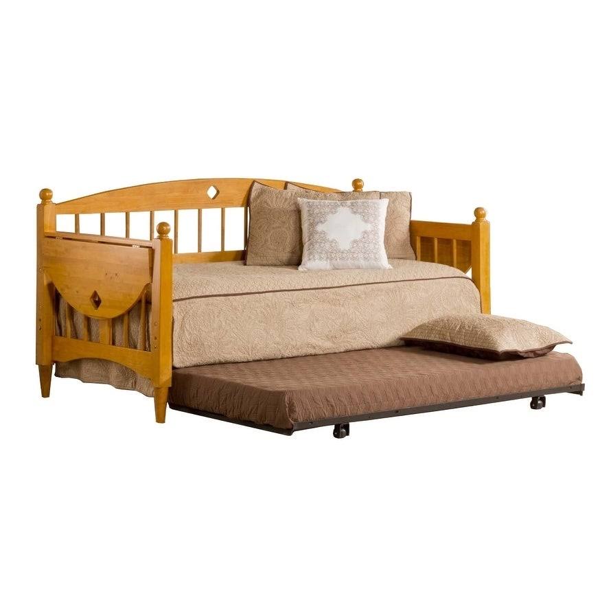 Medium Oak Daybed with Suspension Deck T462