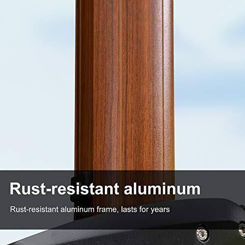 10ft Square Cantilever Patio Umbrella N4640