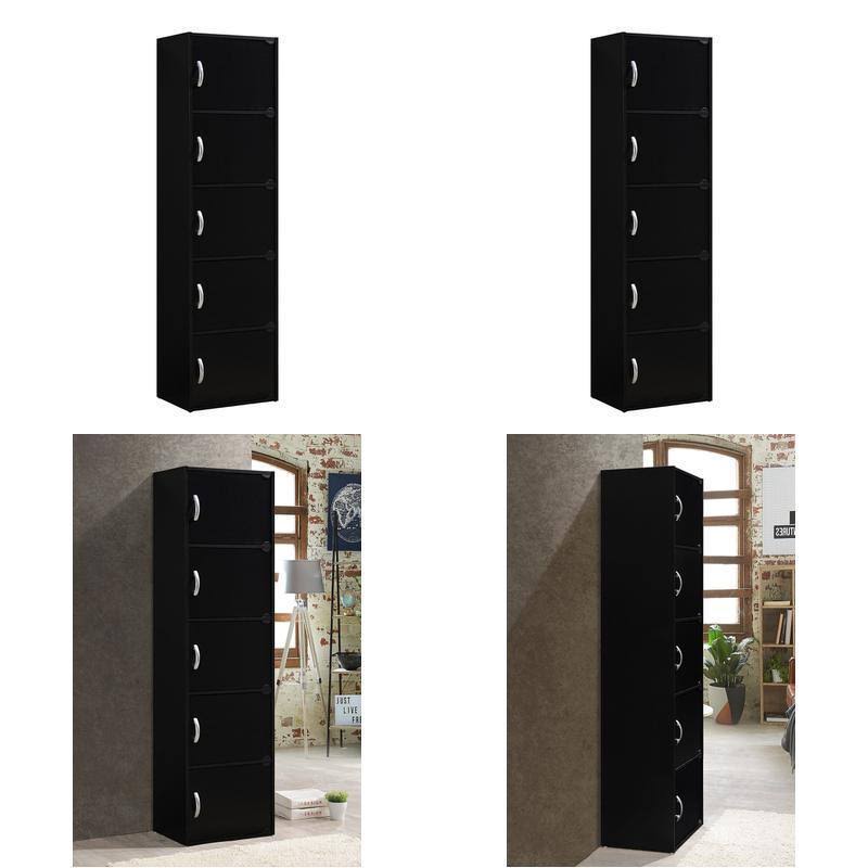 5 Door Black Cabinet S956513