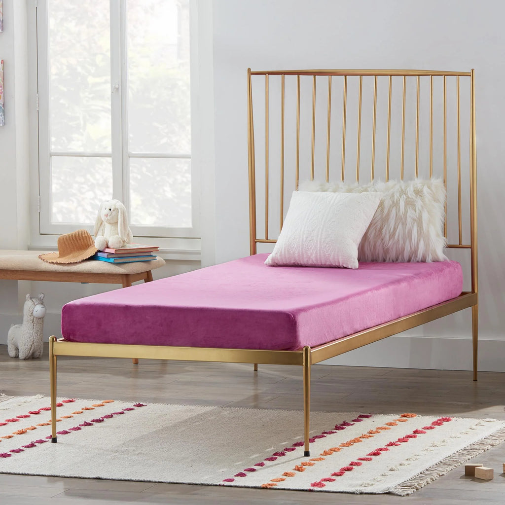 Blue Twin Gel Memory Foam Kids Mattress E764690