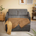 Dark Gray Convertible Sleeper Sofa Bed Z181260