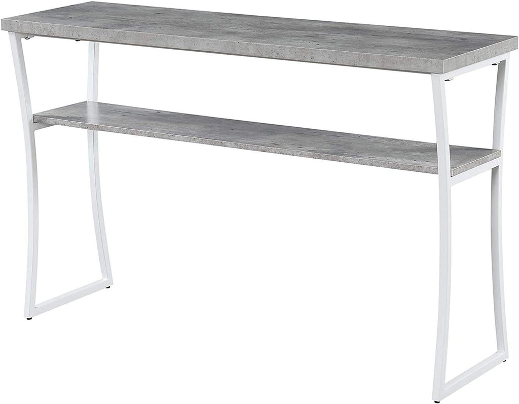 Console Table, Espresso / Slate Gray Frame J285758