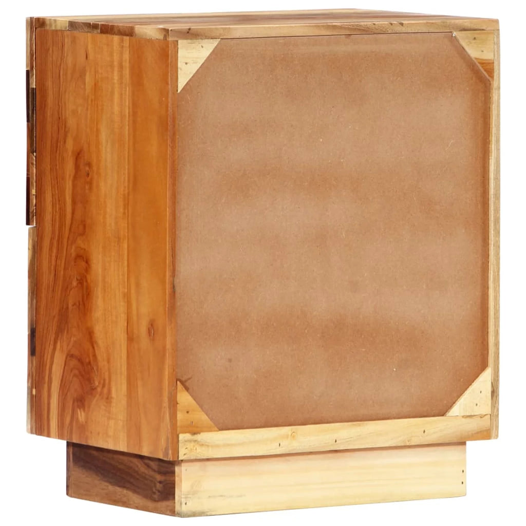 Bedside Cabinet Solid Reclaimed Wood H321245