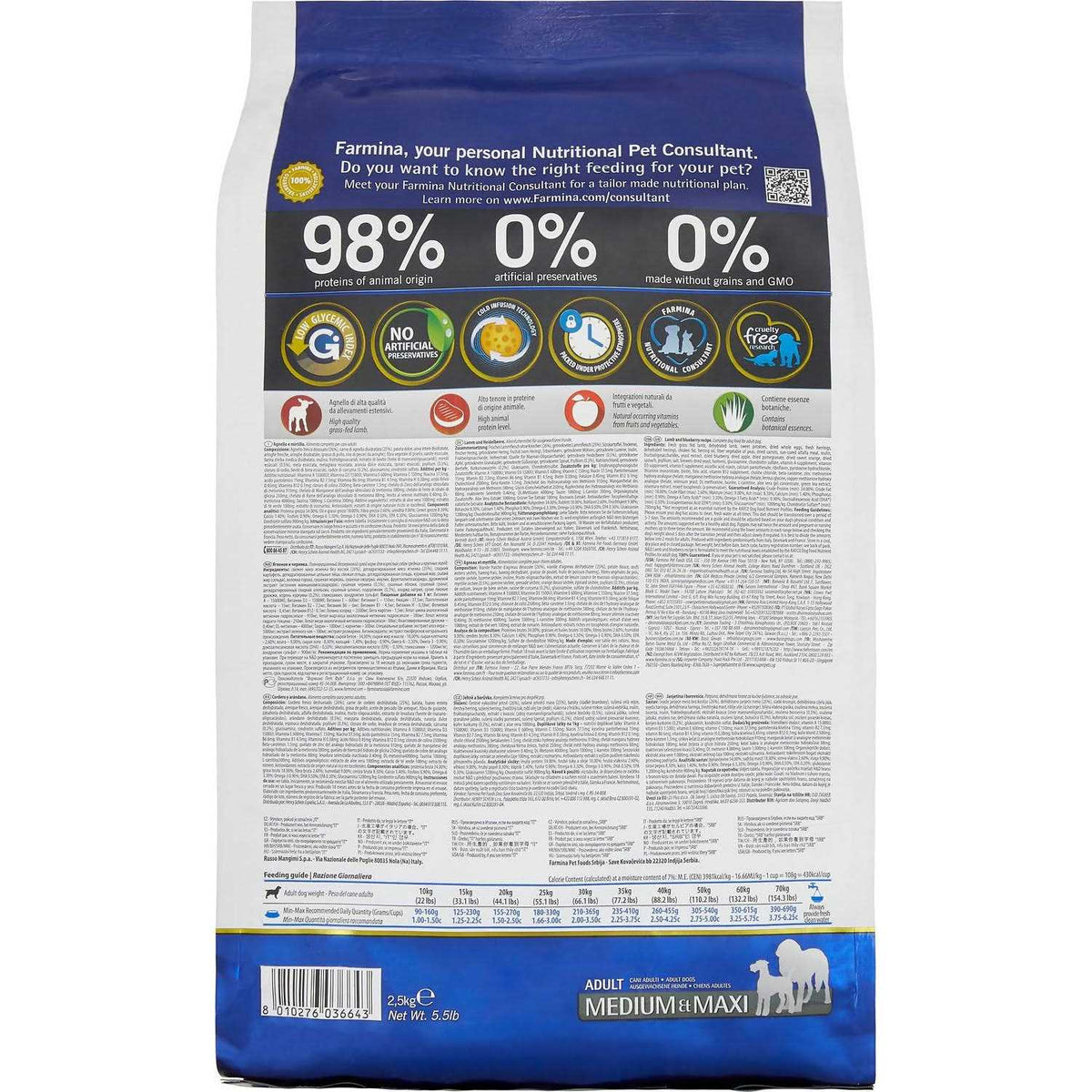 Lamb & Blueberry Grain Free Dry Dog Food Z231735