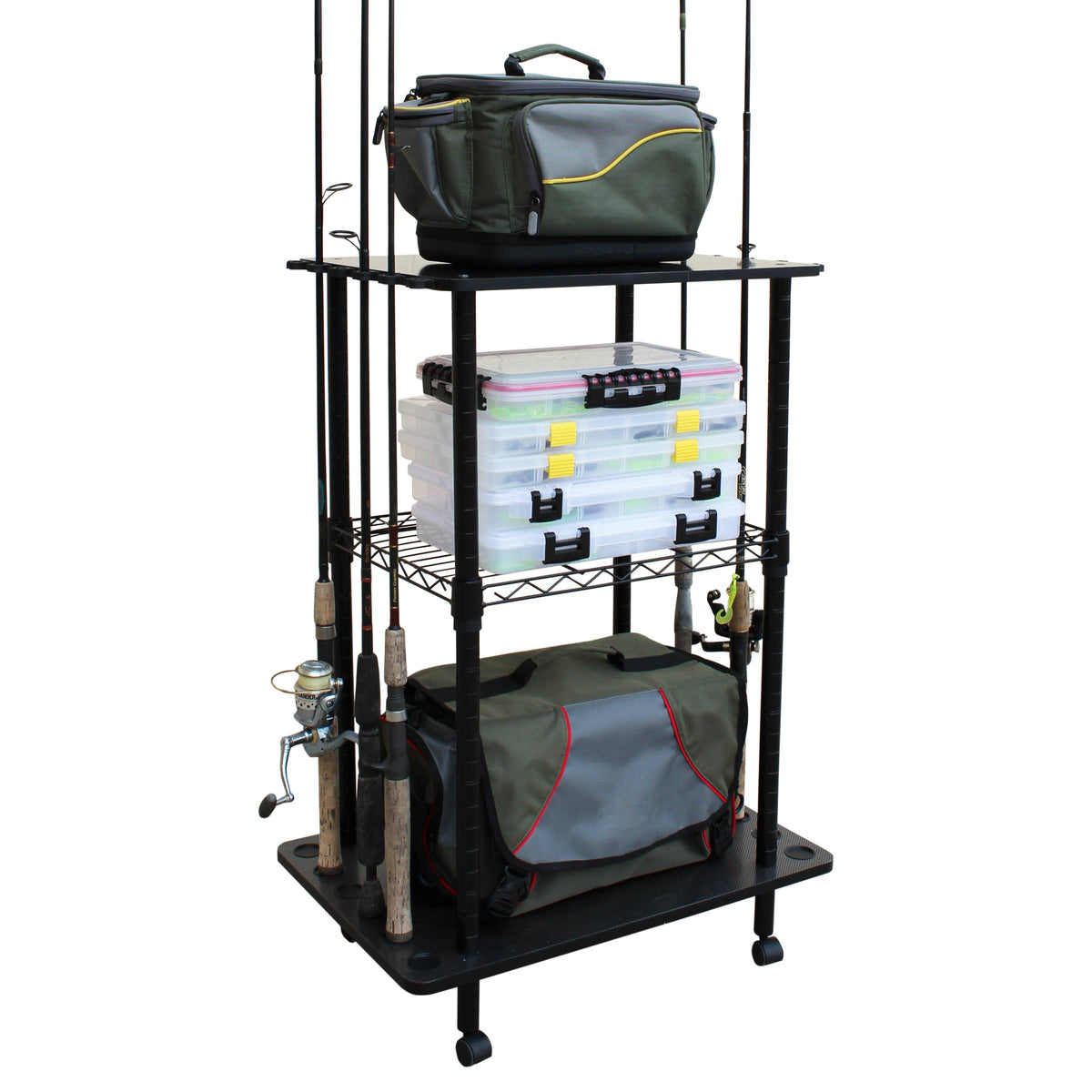 Fishing Rod Tackle Cart V870613