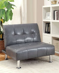 Gray Chair with Side Pockets H27804