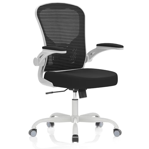 High Back Mesh Ergonomic Office Chair with Flip-up Armrests S352